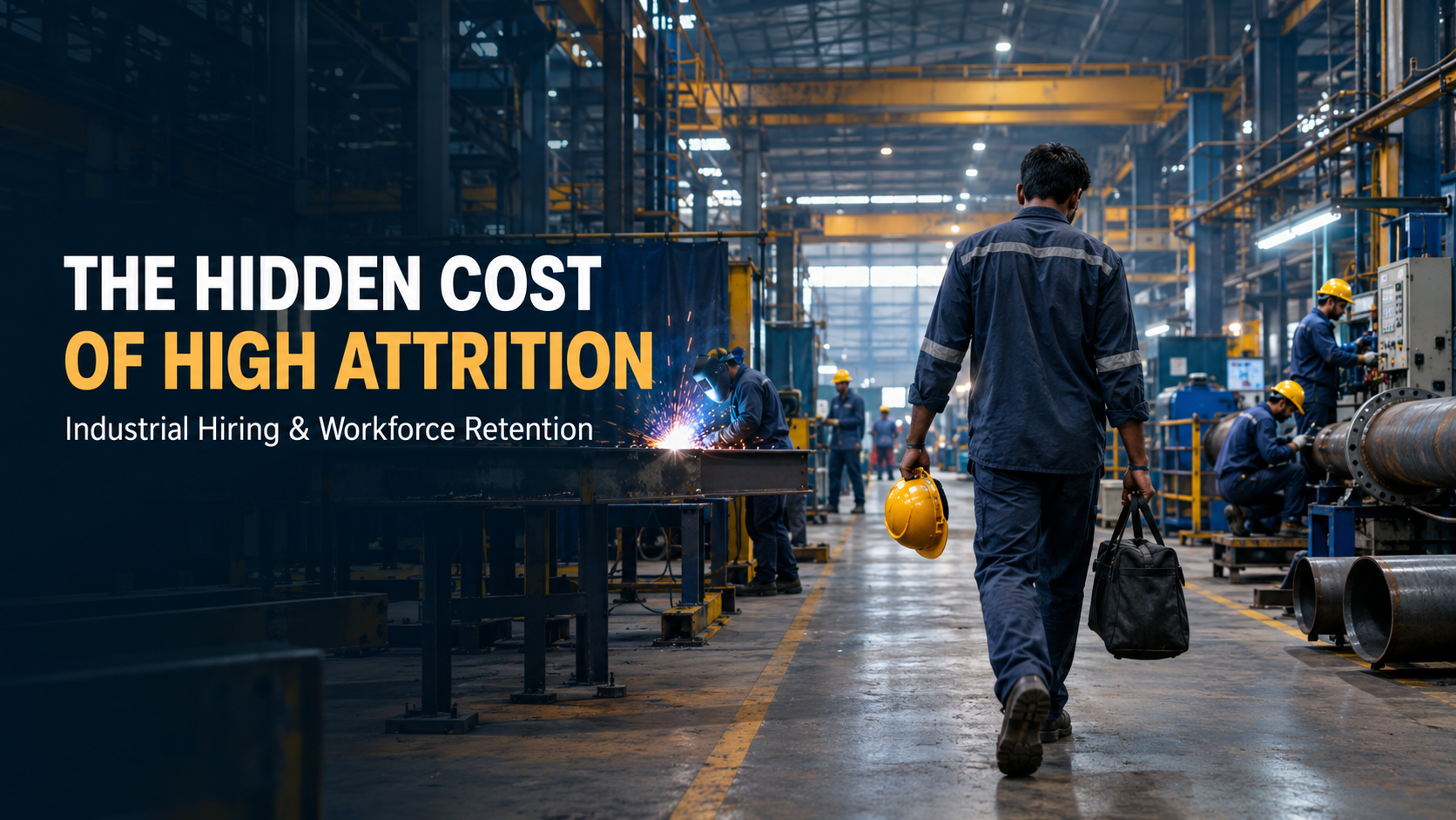 The hidden cost of high attrition in industrial hiring
